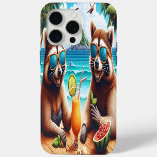 Raccoon Rendezvous iPhone 15 Pro Max Case