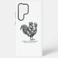 Raccoon Rooster Samsung Case Funny Gift