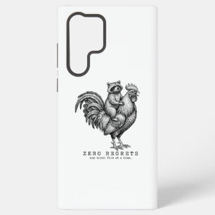 Raccoon Rooster Samsung Case Funny Gift