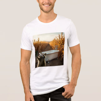 Raccoon Selfie 1 Tri-Blend Shirt
