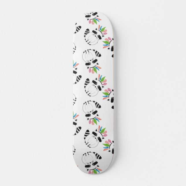 Raccoon Skateboard (Front)