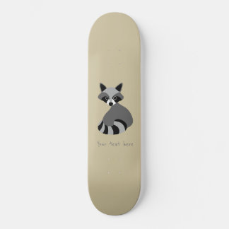 Raccoon skateboard