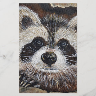 Raccoon Stationery