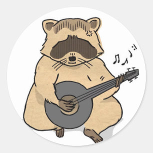 raccoon sticker