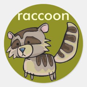 raccoon sticker