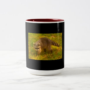 Raccoon Style Two-Tone Coffee Mug