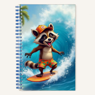 Raccoon Surfer, author Natasha Us Notebook