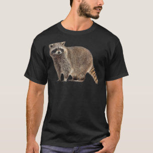 Raccoon T-Shirt  Wildlife Tee Shirt  Cool Nature R