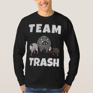 Raccoon Team Cute Trash Panda Ringtail Lover T-Shirt