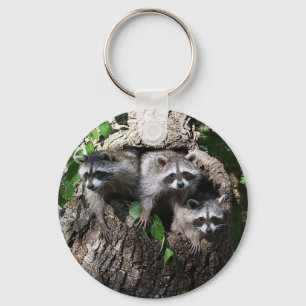Raccoon - The Three Amigos Keychain