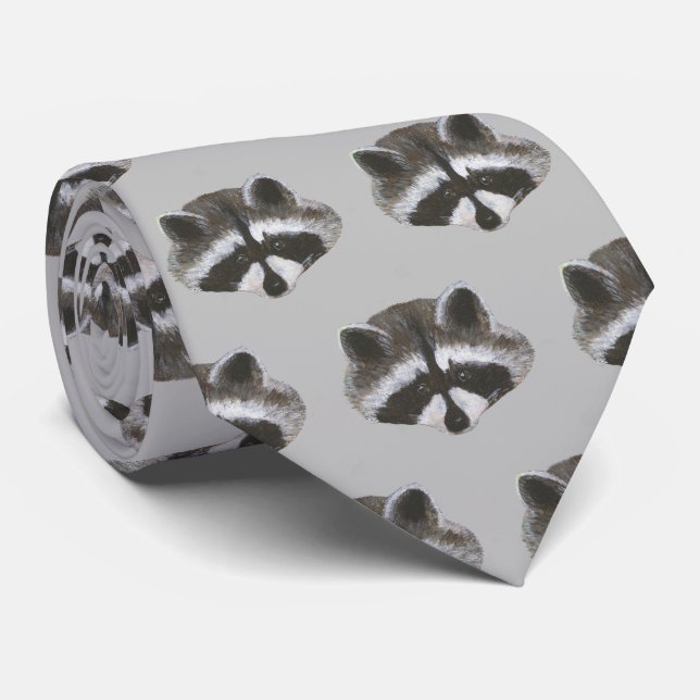 Raccoon Tie (Rolled)