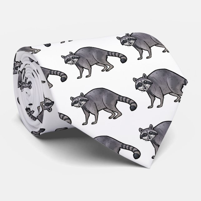 Raccoon Tie (Rolled)