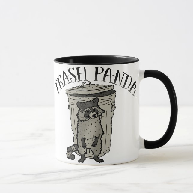 Raccoon Trash Panda Mug (Right)