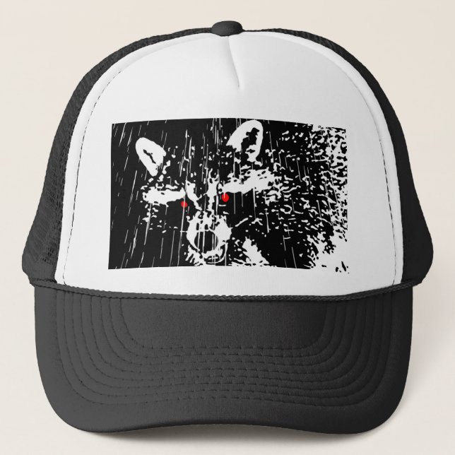 Raccoon Trucker Hat (Front)