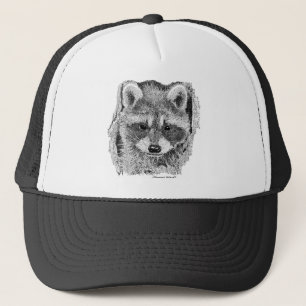 Raccoon Trucker Hat