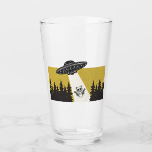 Raccoon UFO Glass