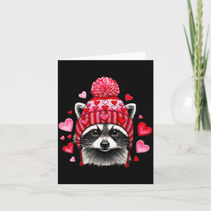 Raccoon Valentines Day Funny Feral Raccoon Love He Card