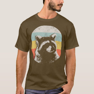 Raccoon Vintage Retro Racoon Street Cat T-Shirt
