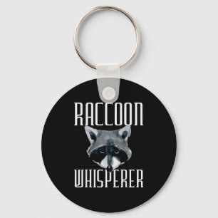 Raccoon Whisperer - Funny Raccoon Lover Animal Lov Keychain