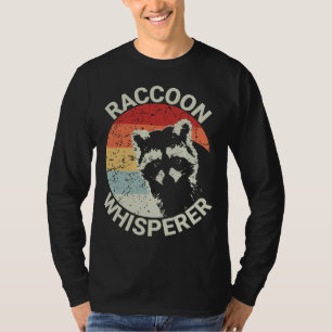 Raccoon Whisperer Vintage Raccoon Feeder Raccoons T-Shirt
