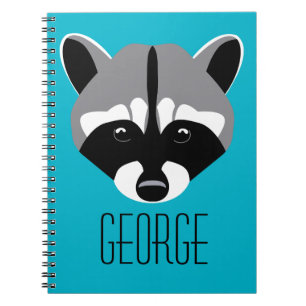 Raccoon with Sad Eyes Notebook