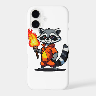 Raccoon with Torch