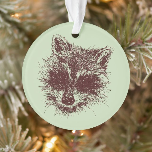Raccoon Woodland Création dessin personnalisé (Arbre)