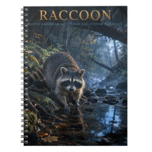 Raccoon Woodland Stream ANIMALS Notebook