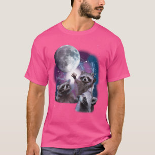 Raccoons Howling At The Moon Shirt - Funny Raccoon