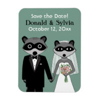 Raccoons Wedding Save the Date