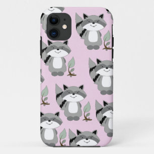Raccoons Woodland iPhone 5 Casemate Case (Pink)