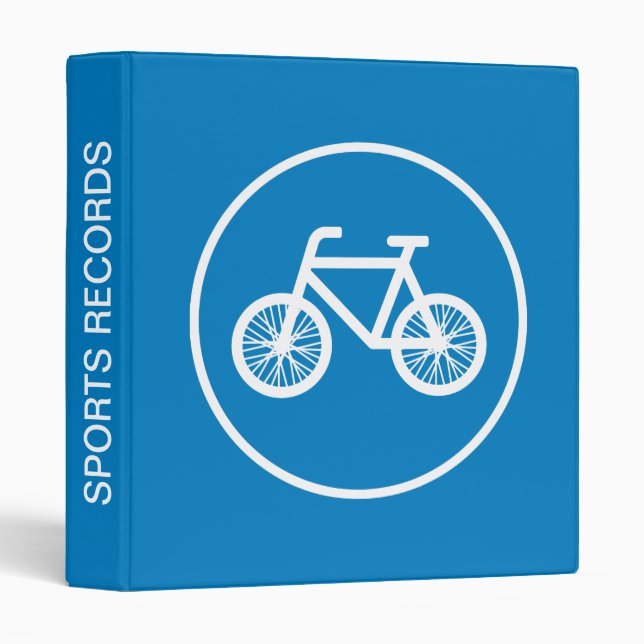 Race a bicycle binder (Front/Spine)
