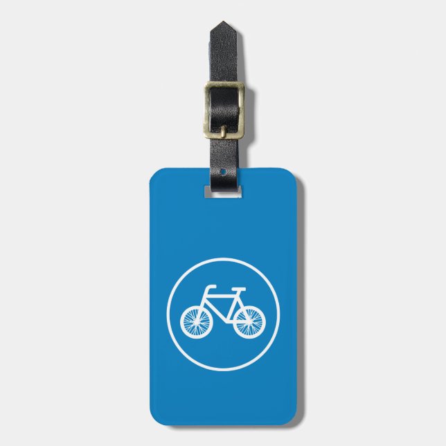 Race a bicycle luggage tag (Front Vertical)