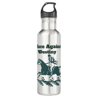 Race Against Destiny – Vintage Equestrian Graphic 710 Ml Water Bottle
