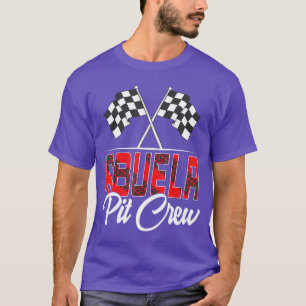Race Birthday Party Racing Family Abuela Pit Crew T-Shirt