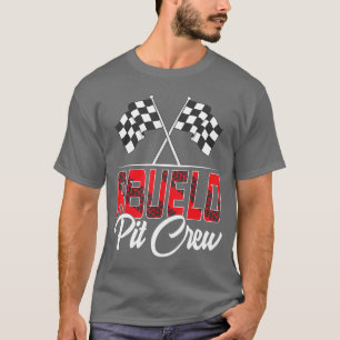 Race Birthday Party Racing Family Abuelo Pit Crew T-Shirt