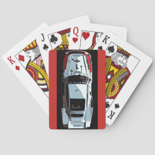 RACE CAR -#1 Above Playing Cards