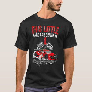Race Car 1th Birthday Boy 1 Years Old Race Car Dri T-Shirt
