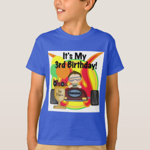 Race Car 3rd Birthday Tshirts and Gifts