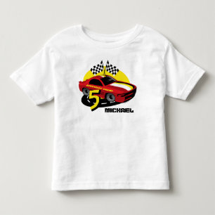 Race Car 5th Birthday Shirt