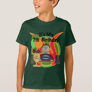 Race Car 7th Birthday Tshirts and Gifts