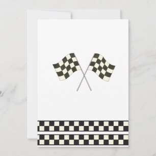 Race Car Birthday Invitation