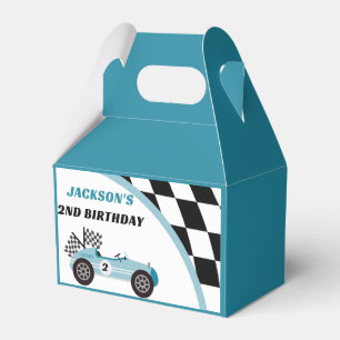 Race Car Birthday Party Favor Box