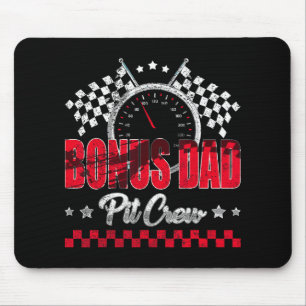 Race Car Birthday Party Racing Family Bonus Dad T  Mouse Pad