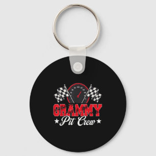 Race Car Birthday Party Racing Family Grammy Pit C Keychain