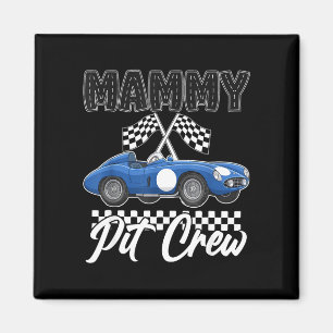 Race car birthday party racing family mammy pit magnet