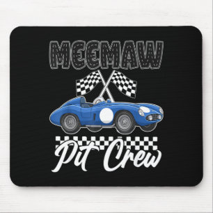 Race car birthday party racing family meemaw pit mouse pad
