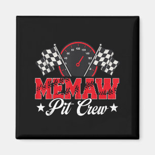 Race Car Birthday Party Racing Family Memaw Pit Cr Magnet