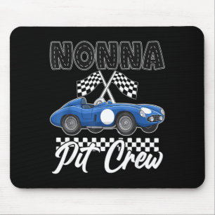 Race car birthday party racing family nonna pit mouse pad
