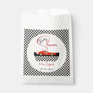 Race Car Boy Baby Shower   Little Racer Party Favour Bag
